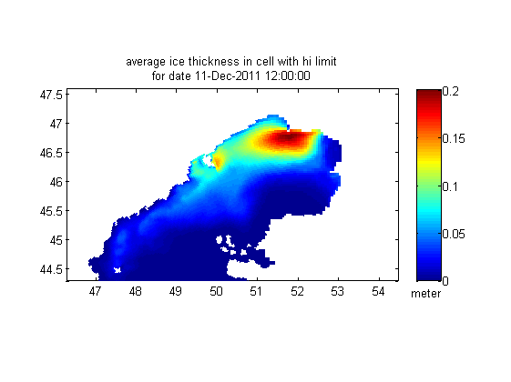 Ice thickness or experiment with hi limit